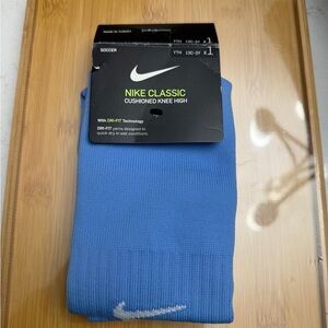 Nike Blue Cushioned Knee High Socks